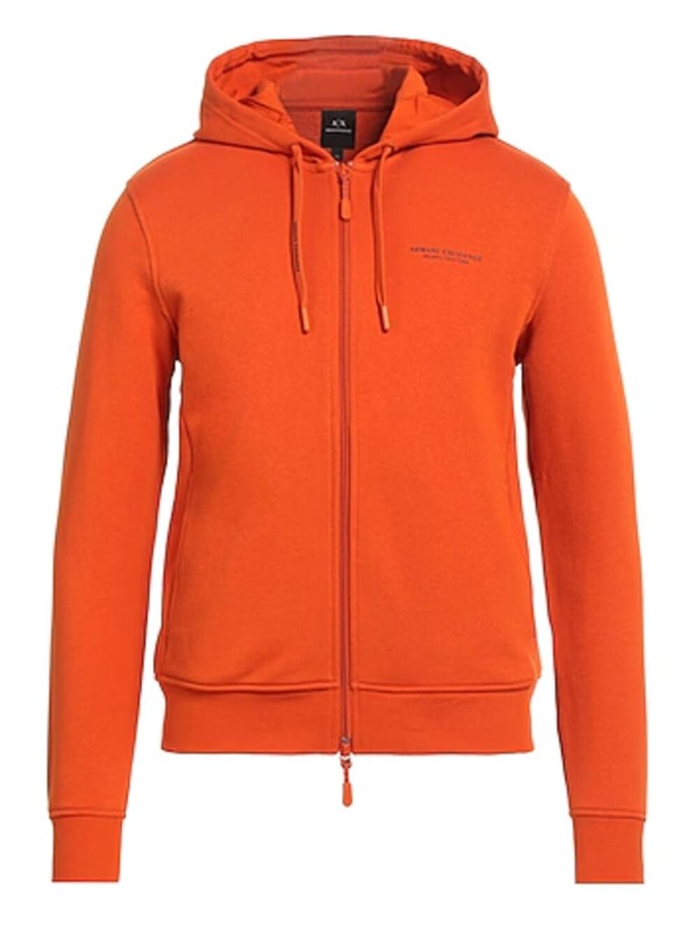 NWT Armani Exchange AX Orange Hoodie Sweatshirt Size Small S French Terry $150